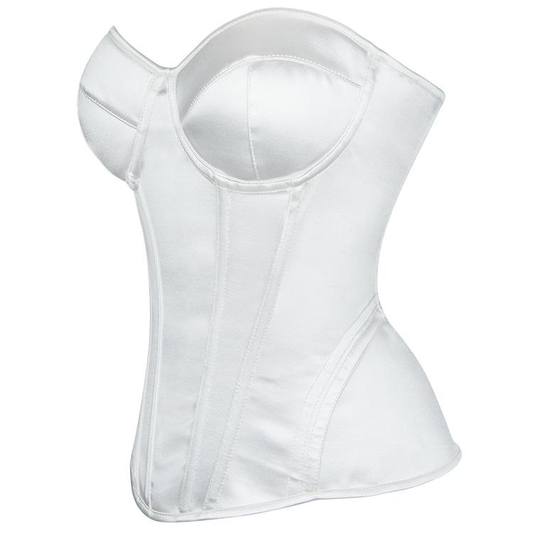 Women's Court Style Chest Support Steel Ring Shaping Top