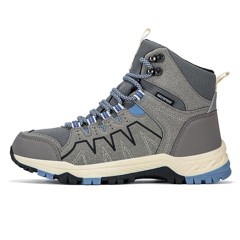 

Autumn Winter Outdoor Sports Shoes for Men Women Quality High-top Men s Hiking Sneakers Big Size 46 N-slip Trekking Shoes Men 37