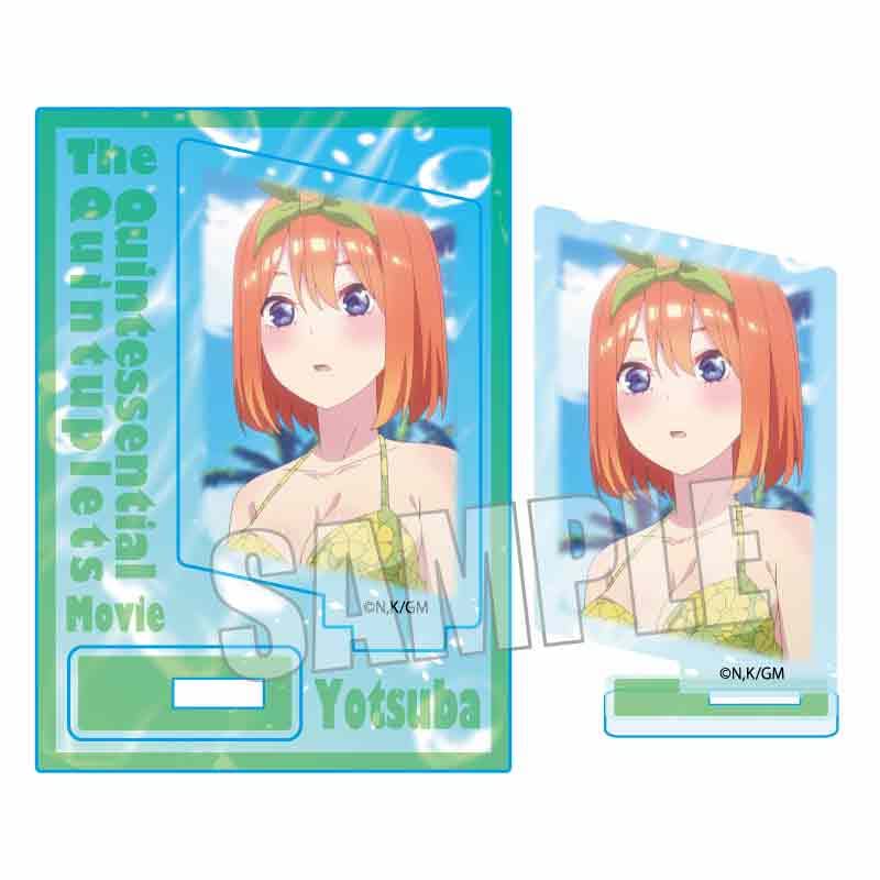 Bellhouse Mini The Quintessential Quintuplets Nakano Yotsuba W50 X Acrylic Stand, Movie, Swimsuit, Approx. H70mm,