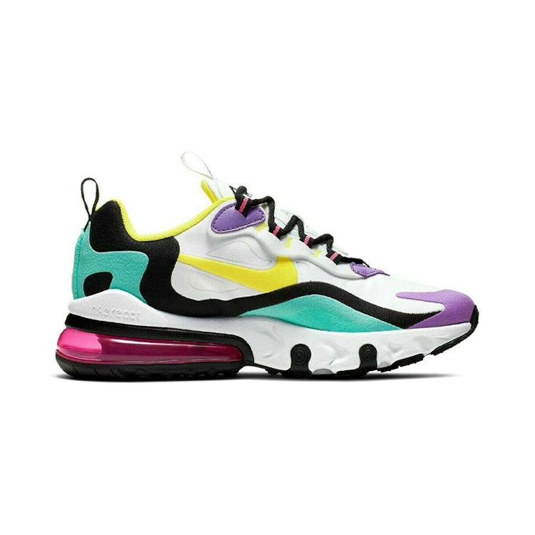 New Nike Air Max 270 Slip-Resistant Cushioning Wear-Resistant Kids Lifestyle Shoes Multicolor Children Aged 3-7 Years Old BQ0102-101
