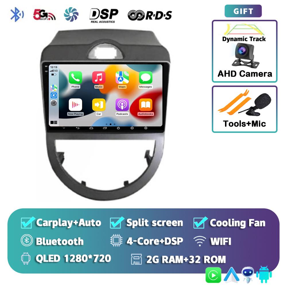 Android 14 Carplay Auto WIFI+4G Car Radio For Kia Soul 2010 2011 2012 2013 Multimedia Video Player Stereo GPS Navigation No 2din
