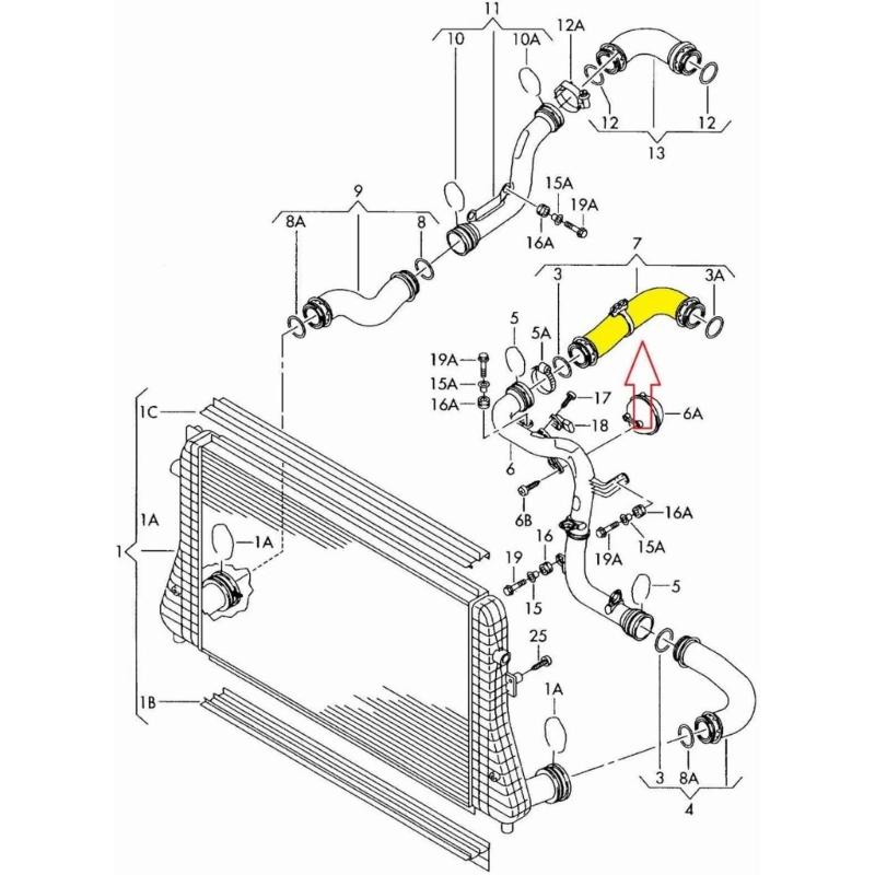 Flexible Leakproof Connection Car Air Intake Duct Hose Pipe for E46 E81 E82 E84 E87 E88 E90 E91 E92 E93 120d 11617802753