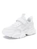 Lightweight Children's White Sneakers Breathable Mesh for Boys School Casual Walking Shoes Non slip Sport Kids Girl Running Shoe