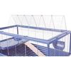ZOLUX Cage grillagée rongeur surélevée pour cochon d'inde - 99 x 54 x 79 cm - Néolife - Bleu