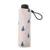 The smallest folding micro parasol with a teepee UV and suitable for both sunny and rainy world's 5-section pattern, 99.99% protection, days. Pink.