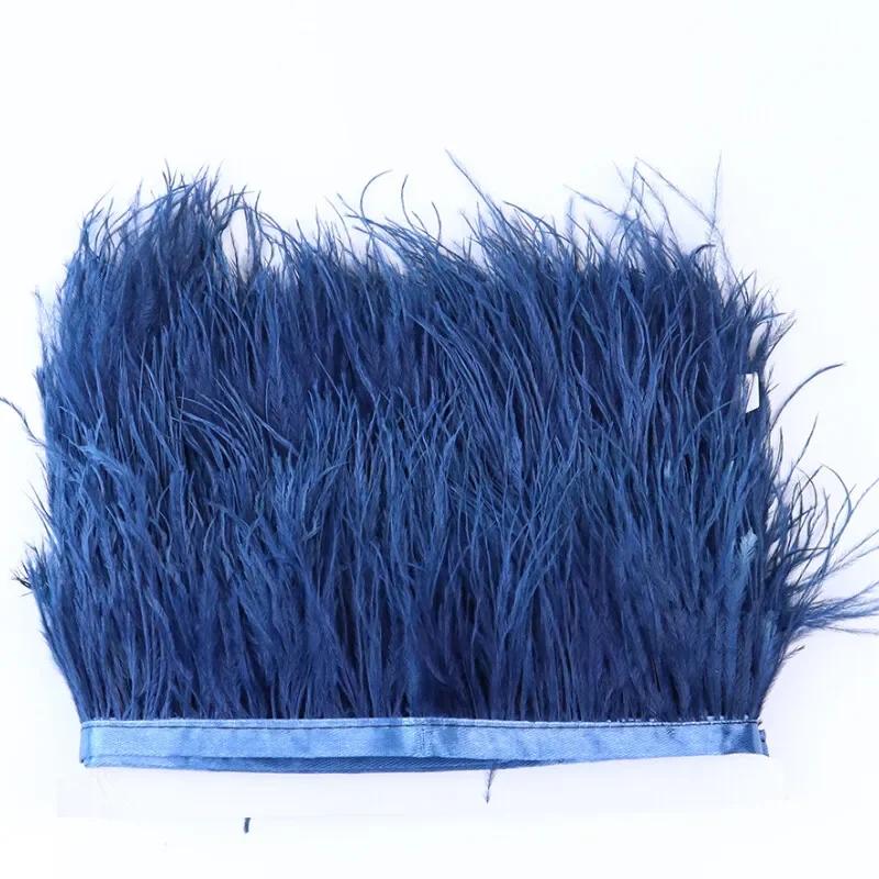 Feather2/5M 6cm Fringe Tassels for Skirt Latin Dress Feather Decorative Lace Trim Clothing Trimmings Fringes DIY Sewing Accessories