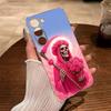 S-Santa -M-Muerte P-print Phone Case For Samsung Galaxy A71,A70,A52,A51,A40,A30 Transparent Cover