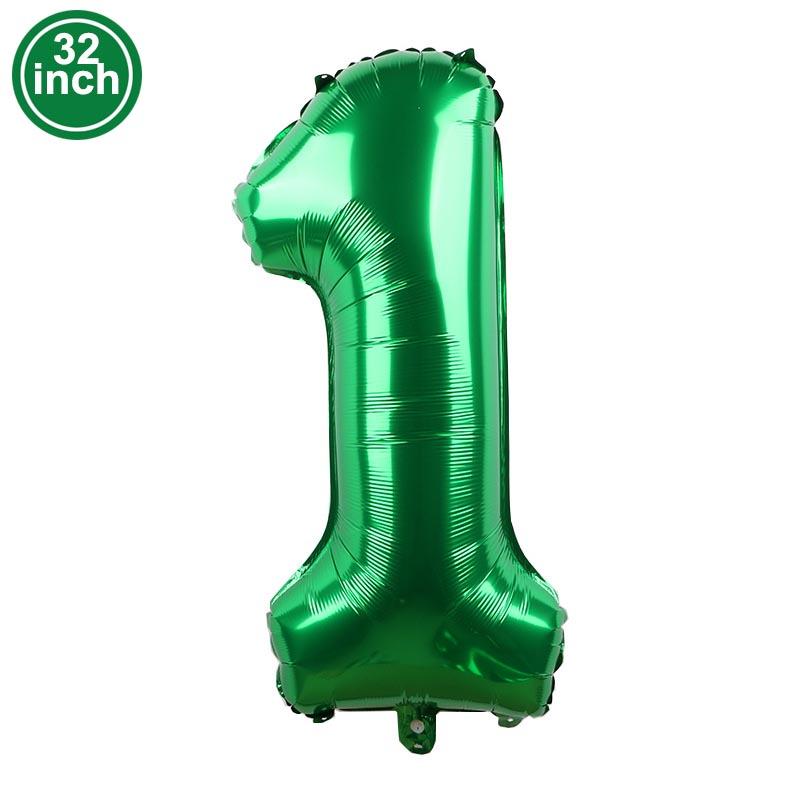 Multi Color Large Numbers 1 Balloon 32Inch 1 2 3 4 5 6 7 8 9 Birthday Ball Red Digit Bachelorette Balloons Figure Golob Balloons