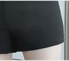 Summer 2023 Women's Black Suit Shorts with Anti-Exposure Safety Design