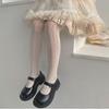 New Summer Girls Tights Pure Cotton Breathable Mesh Beige White Black Children Princess Pantyhose Lolita Leggings For 2-12Y