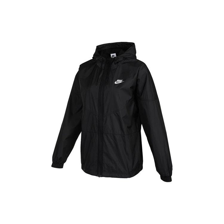 (WMNS) Nike AS W Nike Sportswear RPL WR ESSNTL WVN JKT Jacket Black Women s DD5853-010 M
