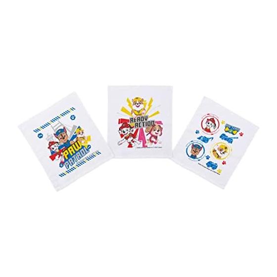 Skater Paw Patrol Oshibori Towel Set (3 Pieces) - 100% Cotton, Perfect for Picnics, School, and Everyday Use