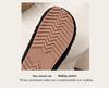 Baotou Warm Cotton Retro Slippers – Postpartum Casual Velvet Fluffy Half-Slippers for Home