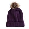 Nové Candy Colours Zimní čepice Dámské Bambulky Čepice Soft Trendy Čepice s čepicí Basic Daily Leisure Cap
