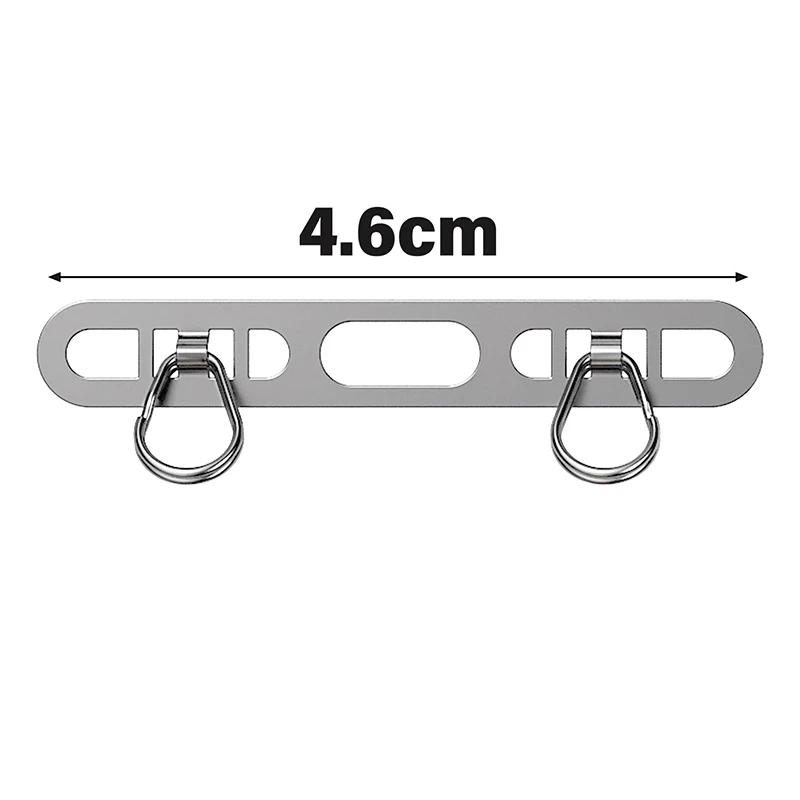

New Ultra Thin Metal Phone Lanyard Gasket Patch Stainless Steel Sturdy Hanging Cord Clips Cellphone Safety Connecter Accessories Metal