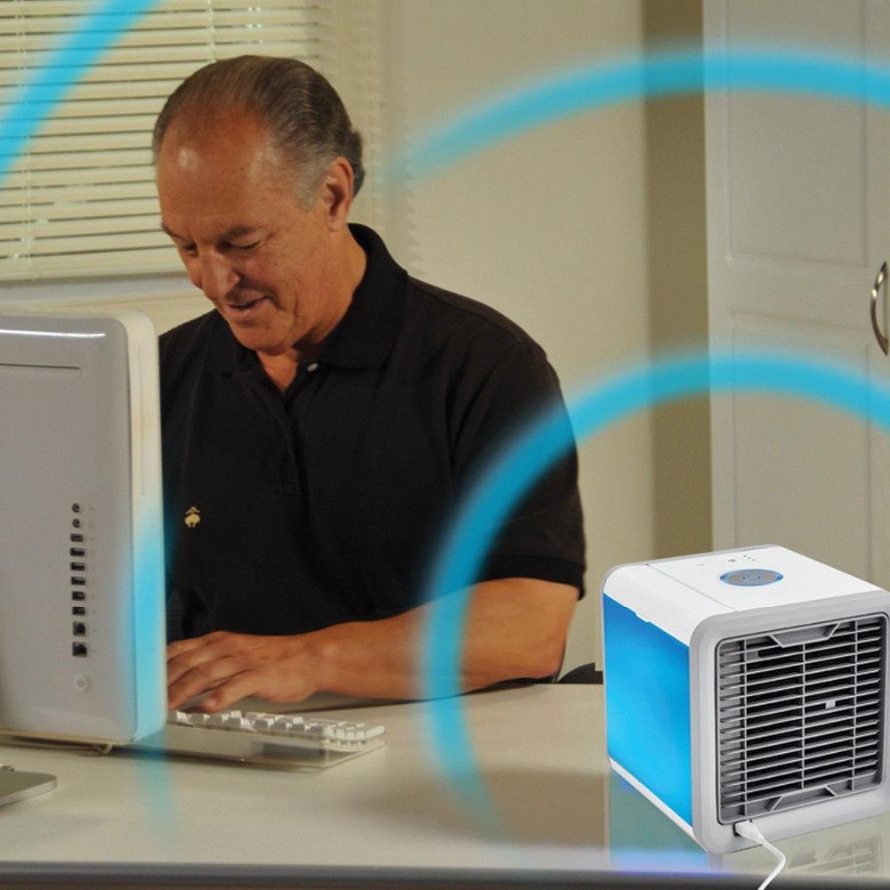 Portable Usb Air Conditioning Fan Mini Home Cooler Office Air Humidifier Fan