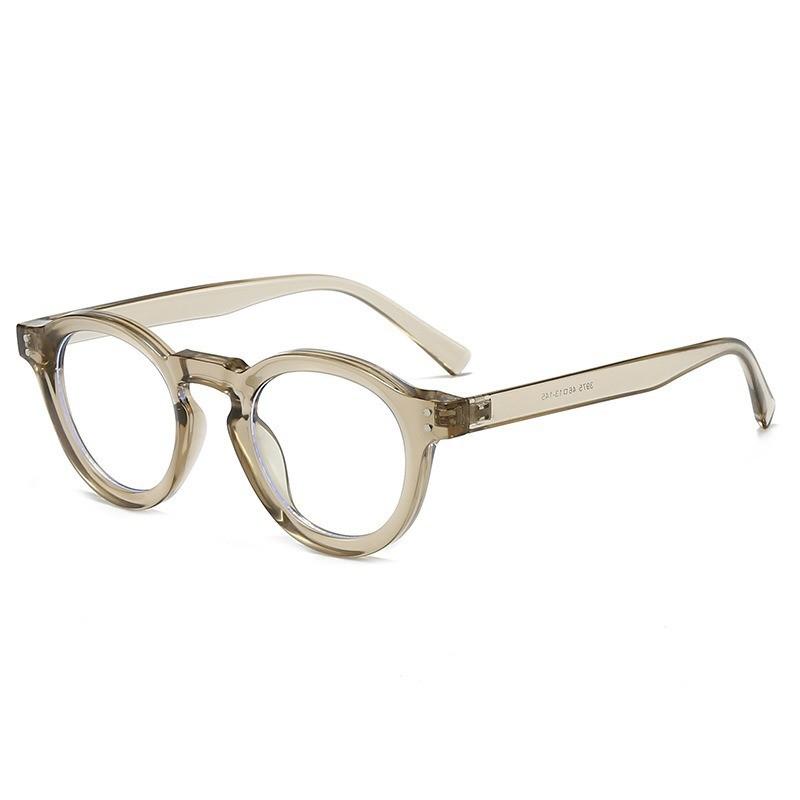Vintage Round Frame Sunglasses For Men And Women Uv400 Sun Protection With Blue Light Blocking For Outdoor Activities