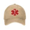 Custom Classic Star Of Life Baseball Cap Women Unisex Adjustable Paramedic Medical Dad Hat PerforUnisexce