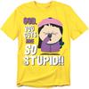 South Park Unisex Adult So Stupid T-Shirt