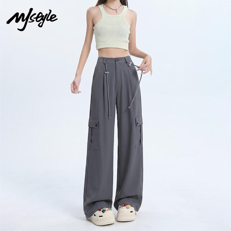 MJ STYLE Women s Cooling Quick-Dry Straight-Leg Cargo Pants XL