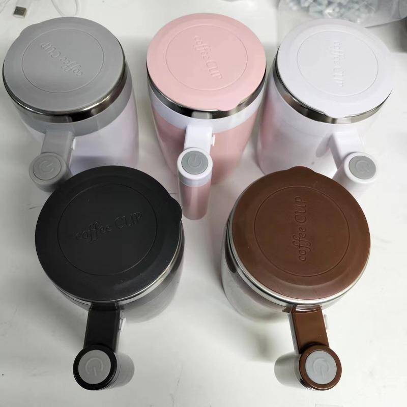 Automatic Stirring Cup Electric Shaker Bottle USB Rechargeable Magnetic Coffee Cup Smart Insulated Tumbler