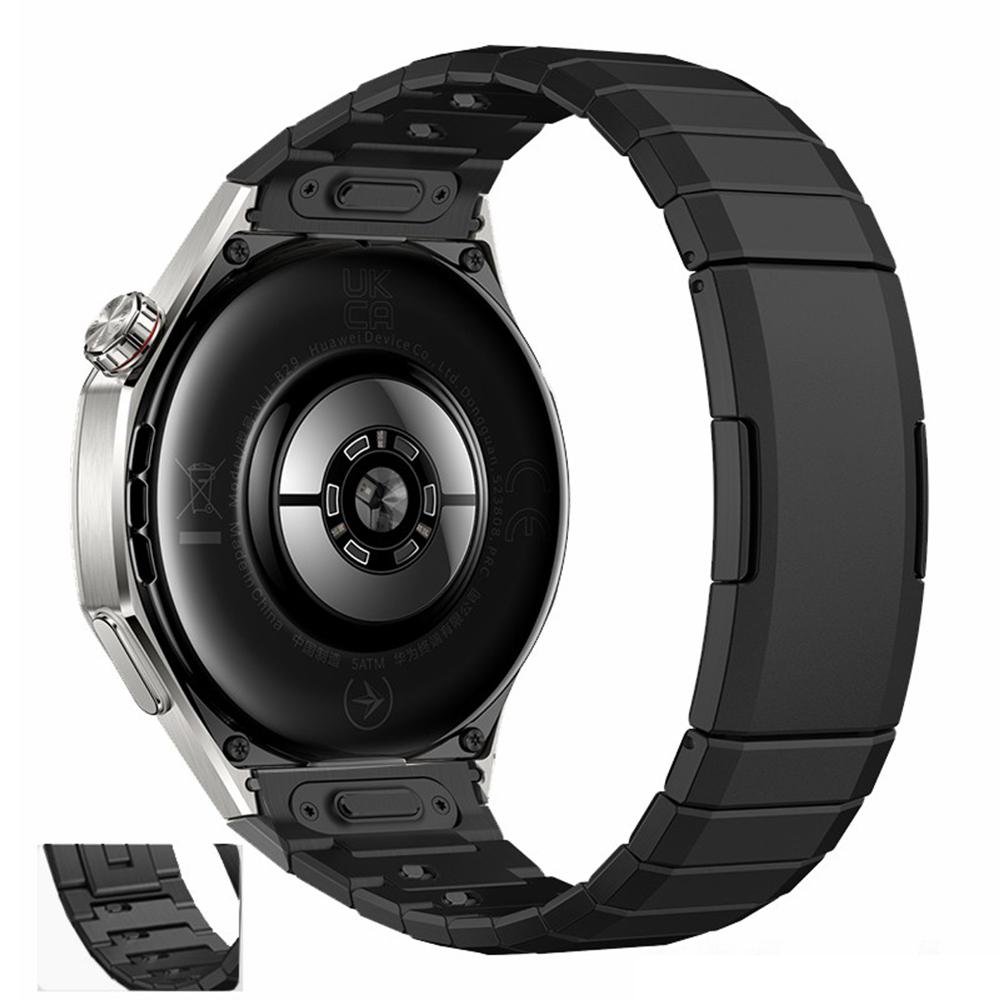 

Для Huawei Watch GT 5 Pro 46мм Ремешок для часов 1-звенный из титанового сплава Black