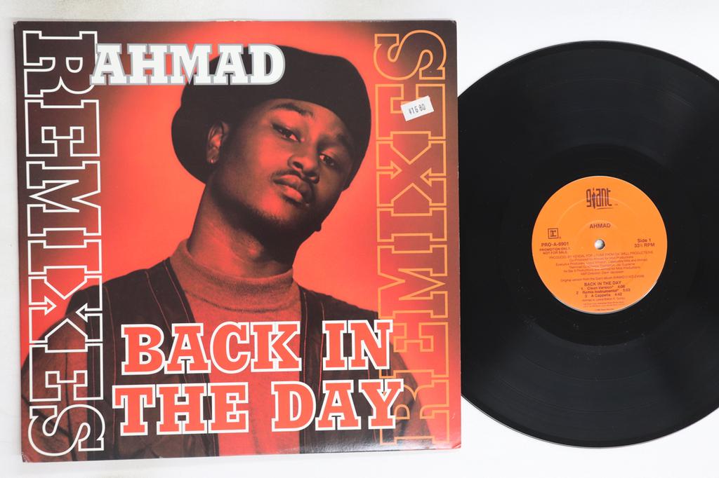 12inch Record AHMAD - Back In The Day PROA6901 Giant Records 1994 US Rap & Hip-Hop/R&B Used