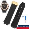 Silicone Watch Band for HUBLOT Hengbao HB Yubo Classic Fusion Big Bang Waterproof Rubber Watch Band Convex Mouth 26 * 19mm