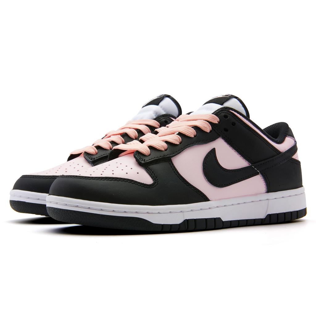 Nike Dunk Low Leather Slip Resistant Cushioning Abrasion Resistant Lightweight Low top Skateboard Shoes Women's CW1590-100(Team44- )