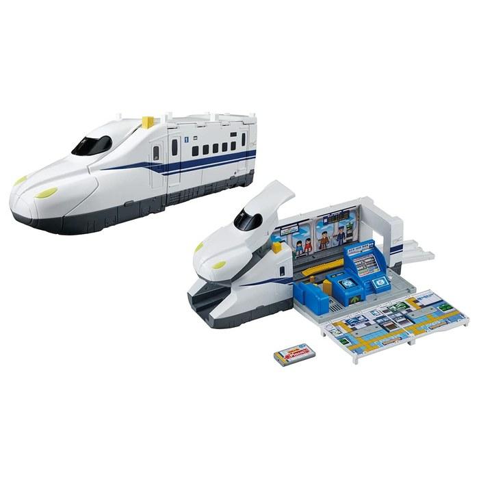 Takara Tomy Plarail Pitteshi GO! Transforming Shinkansen Nozomi Train Toy, 3+ Years