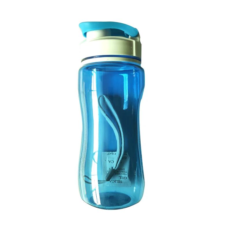 

Sports Water Bottle 590ML Leak Proof Portable Plastic Drinkware For Travel Hiking Bike Space Outdoor Activities 501-600ml