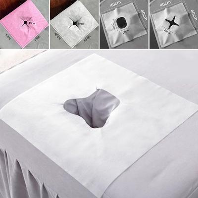 100PCS Beauty Essentials Massage Table Face Pads Makeup Tool Face Pillow Cover  For Spa