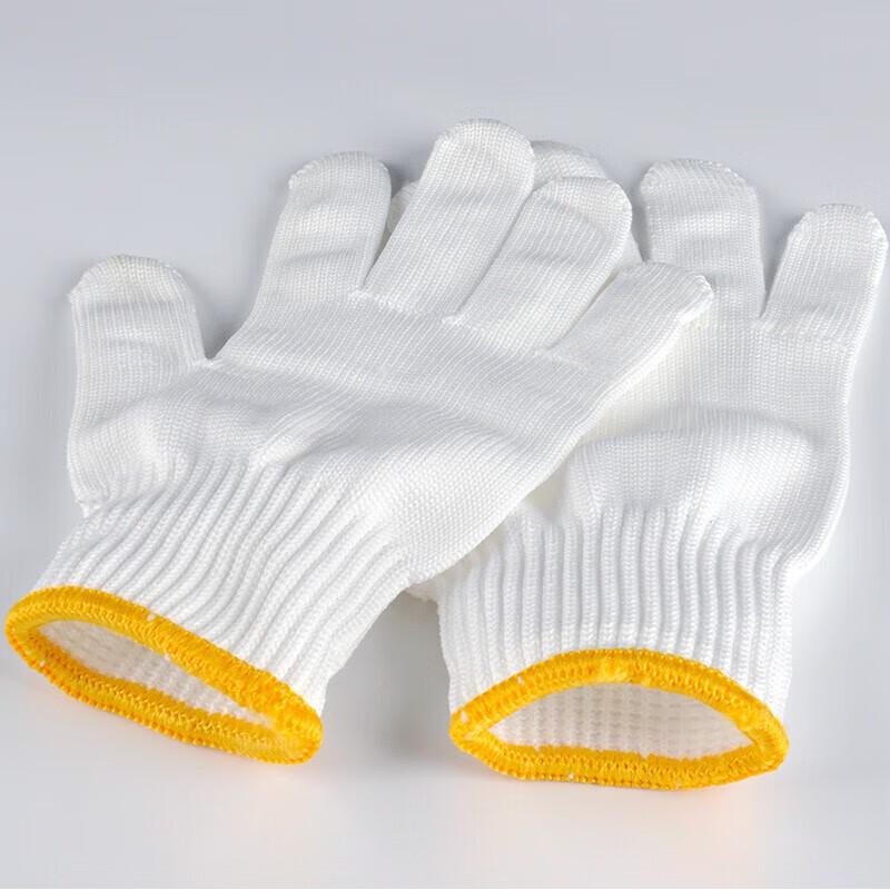 Lianjia Cotton Blend Anti-Slip Work Gloves (12 Pairs)