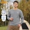 Men's Loose Fit Round Neck Pullover Sweatshirt