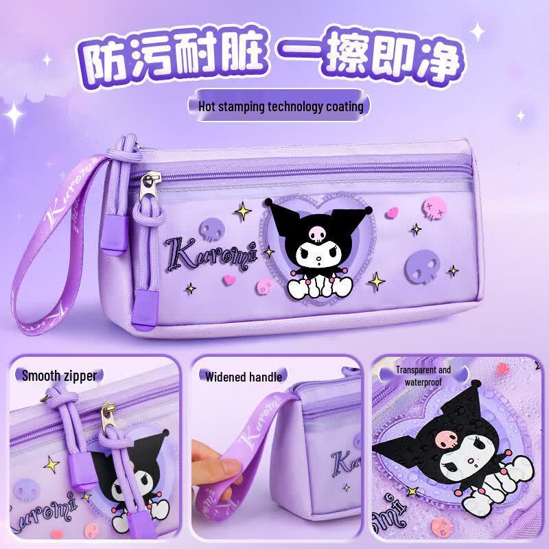 Sanrio Kuromi Canvas Pencil Case