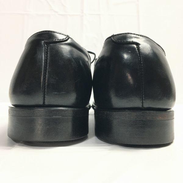 70s-80s? Vintage TOWNCRAFT U-Tip Business Shoes 8.5D 26.0-26.5 Black USA Made(USED)