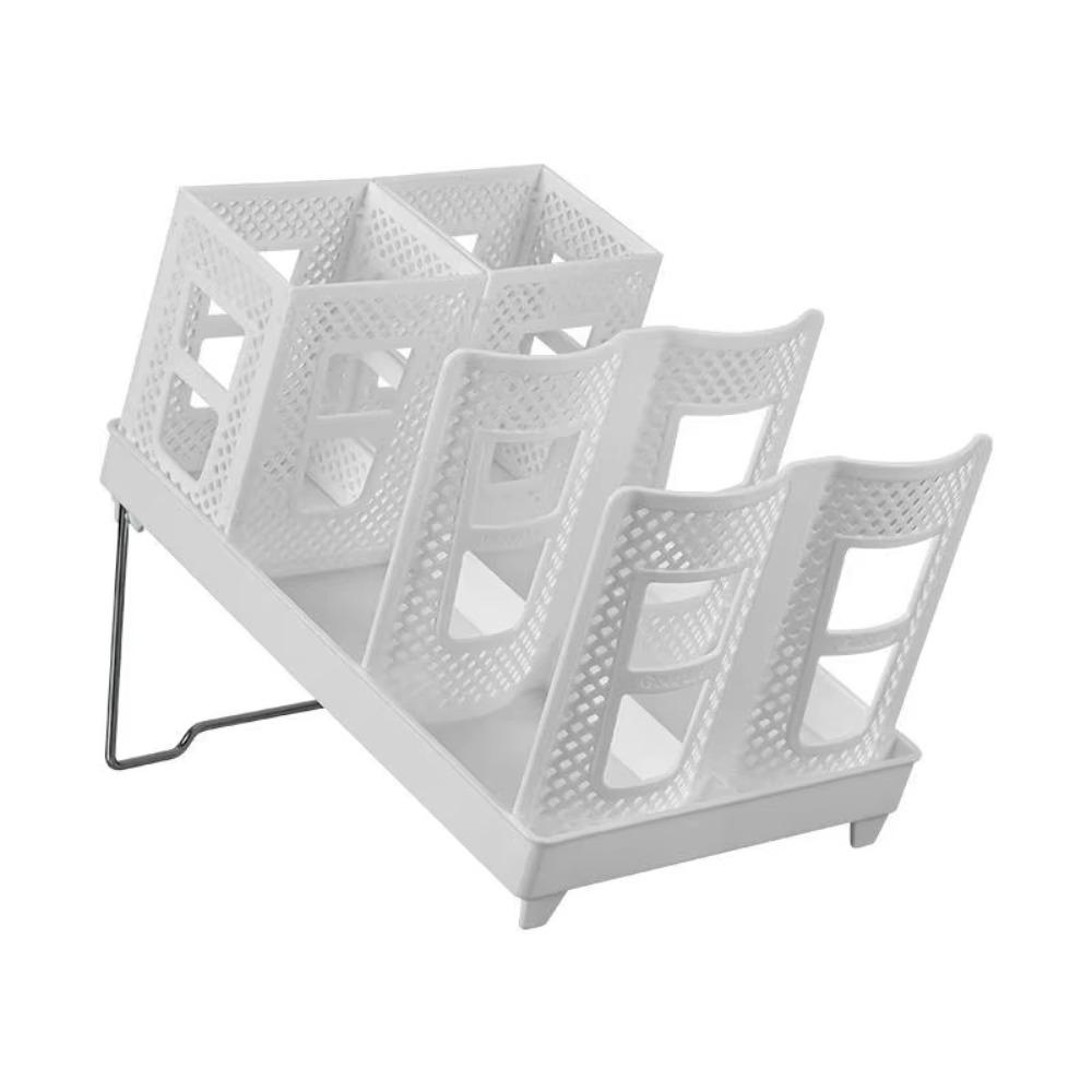 Multifunctional Disposable Cup Holder Single/Double Row Water Cup Organizer Countertop Organizer