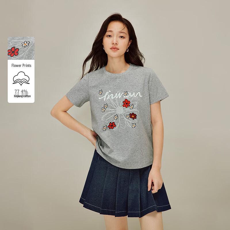 INMAN Women s Casual Short Sleeve T-Shirt M