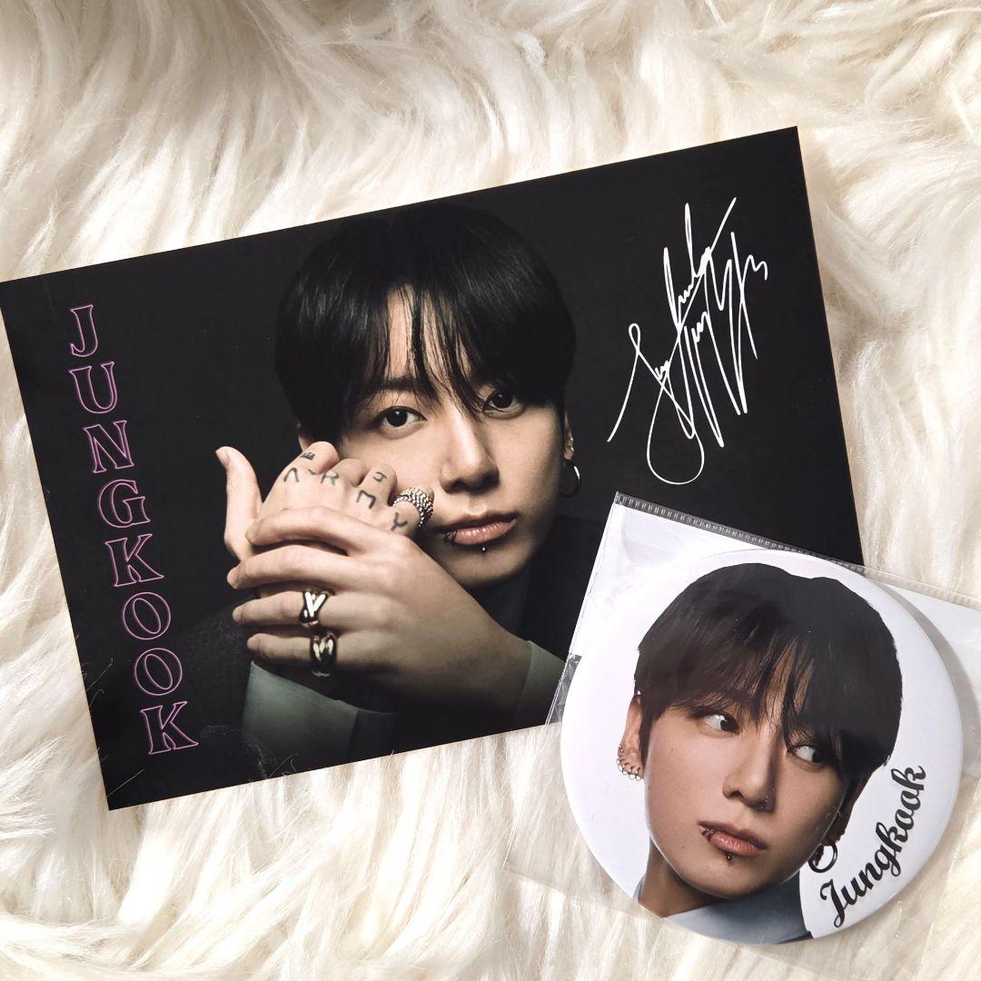 BTS Jungkook postcard badge set