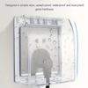 Socket Protective Cover Outdoor Waterproof Electrical Box Electric Plug Cover Bathroom Wall Switch Protection Cover