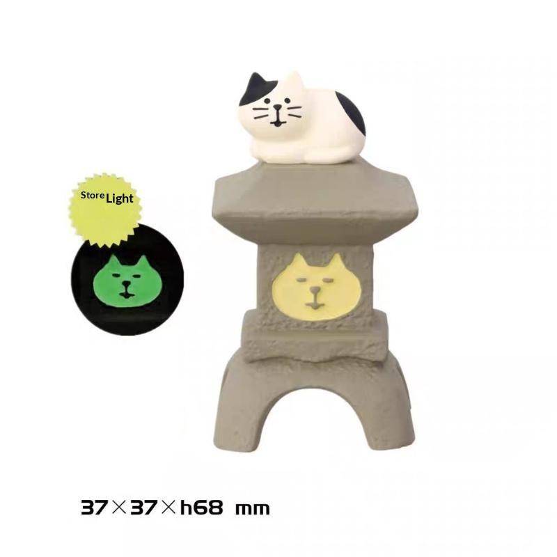 Creative Japanese Cat Groceries Summer Watermelon Cat Series Play Gifts Ins Resin Crafts Diy Small Ornaments Collection Gifts