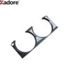 Car Center Console Water Cup Holder Frame Cover Trim For Toyota Sienna    Carbon Fiber Interior Moulding Accessories