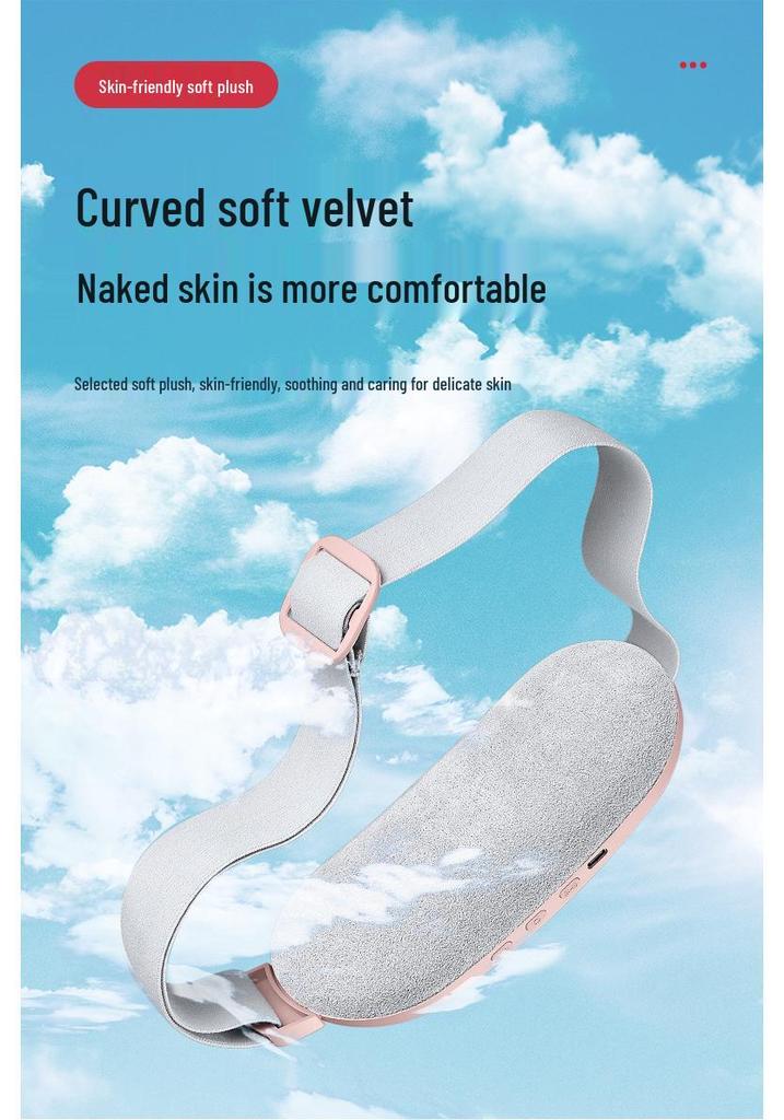 Electric Uterine Warmer & Massager Belt for Menstrual Relief with Vibration Heating, Lumbar Support, and Home Use.