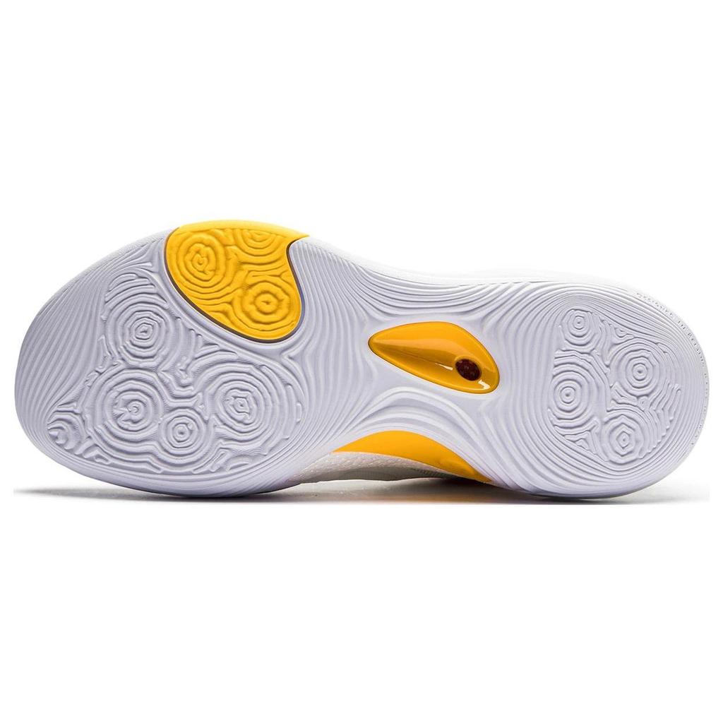 Li Ning YuShuai 17 Abrasion Resistant Mid top Basketball Shoes Men's White Red ABAT043-16