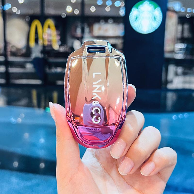 Lynk & Co Key Case: Fits 01, 03, 05, 06 Models - Men's & Women's EMP Buckle Shell Bag