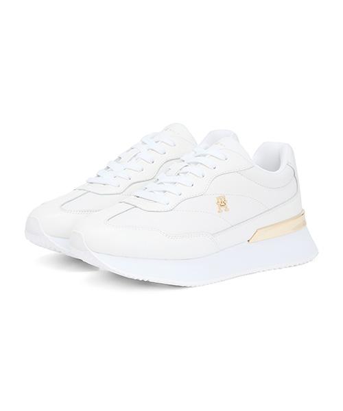 Tommy Hilfiger Alin Chic Leder Runner - Weiß (T52G0Ars150Wt10Le)