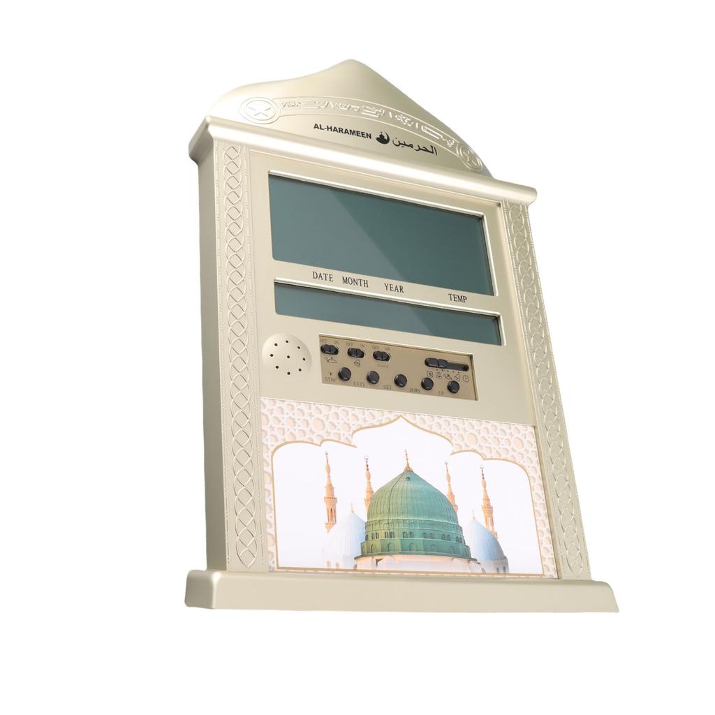 Digital Azan Mosque Clock Calendar Alarm Clock Multifunction Wall Clock for Home Decoration