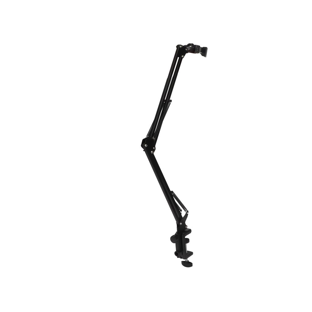 Hair Dryer Stand with Clamp Mount Adjustable Metal Spring Blow Dryer Holder Stand for Countertop