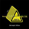 WEZHO Triangular Electrical Hazard Warning Sticker