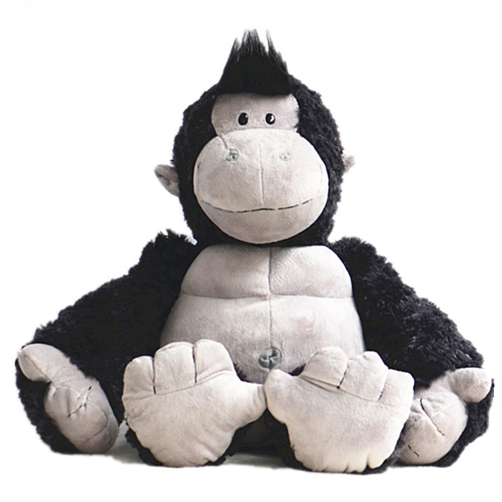 

First Toy Gorilla Monkey Plush Toy for Boys and Soft and Soothing Baby Gift Girls, Fluffy, (Gorilla B, 35cm) [Used]